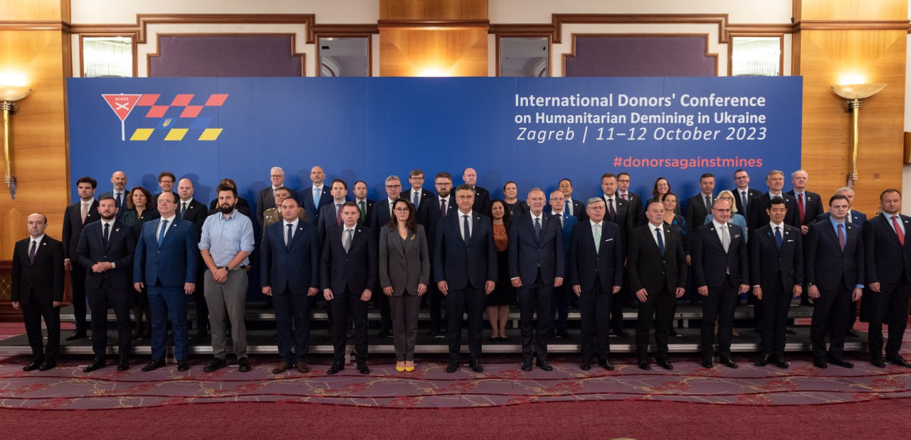 An International Donor Conference on Humanitarian Demining of Ukraine was held in Zagreb, Croatia